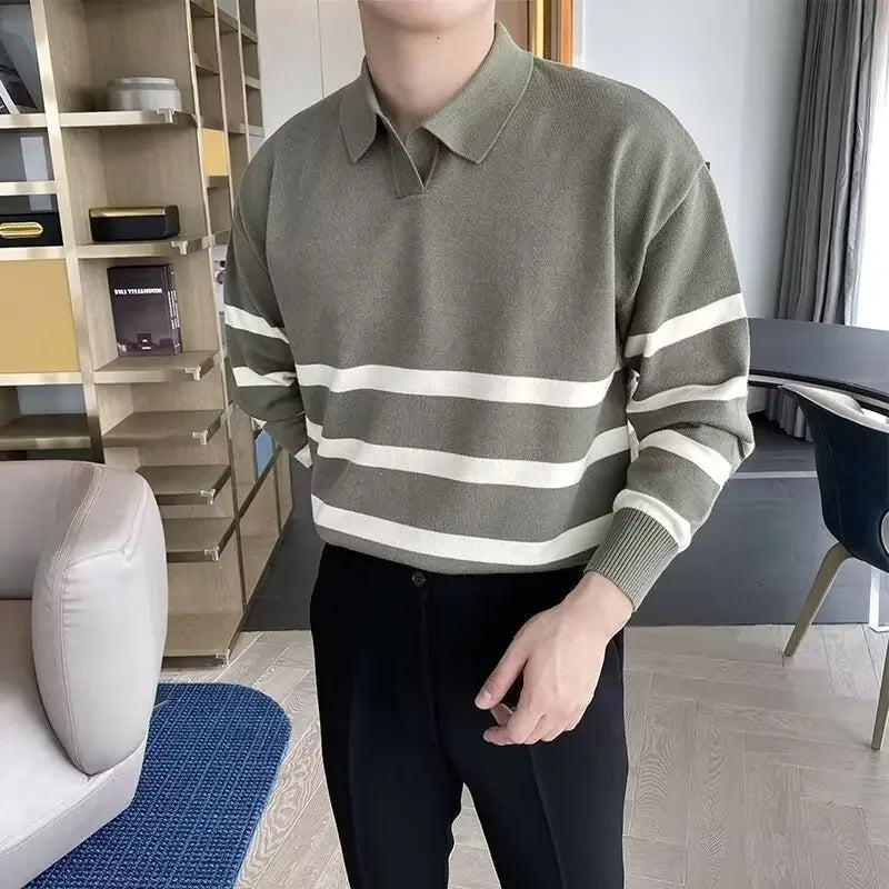 Collared Knit Sweater