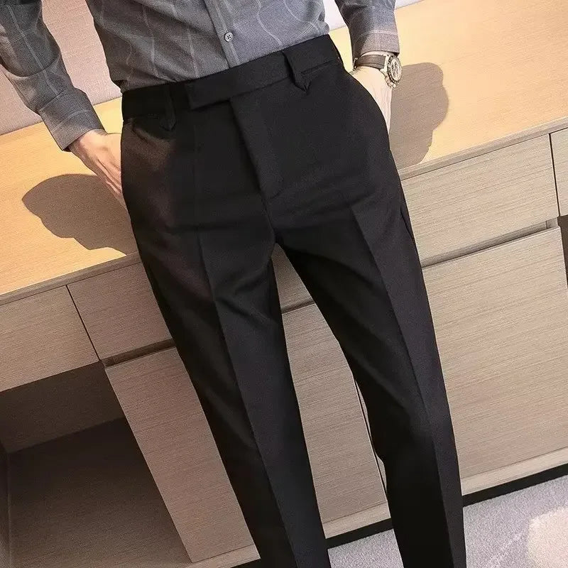 Coffee Brown Suit Trousers