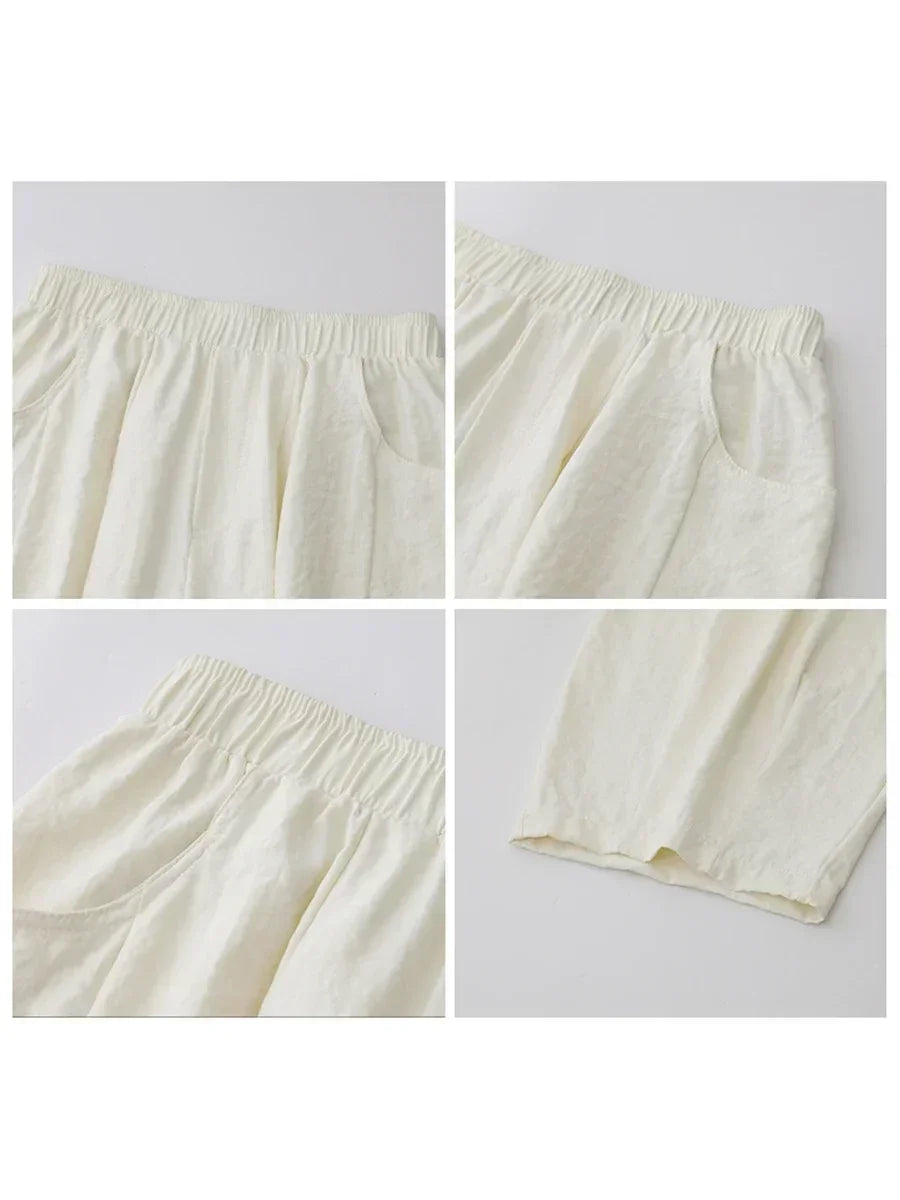 Pleated High-Waist Wide Leg Pants