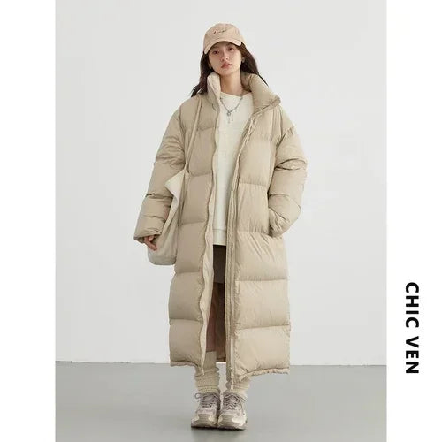 Long Down Puffer Coat