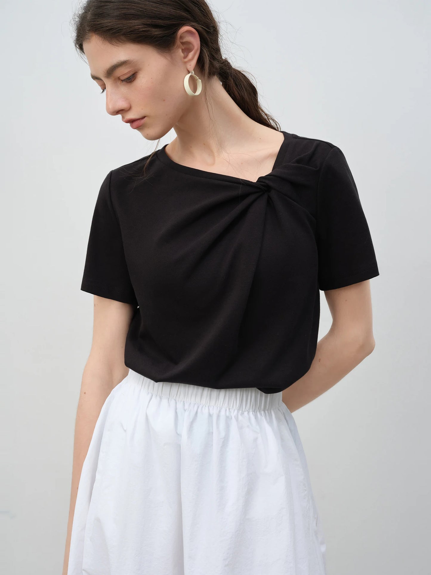 Asymmetrical Knot T-Shirt