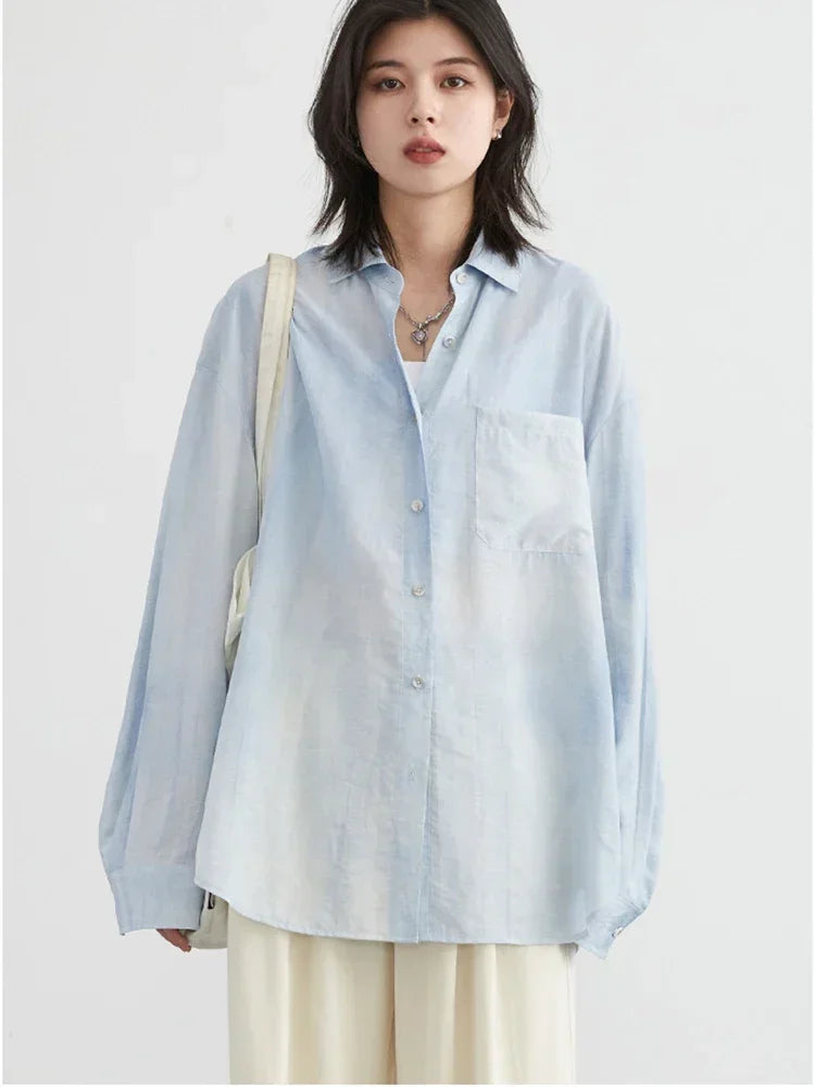 Viscose Blend Textured Blouse