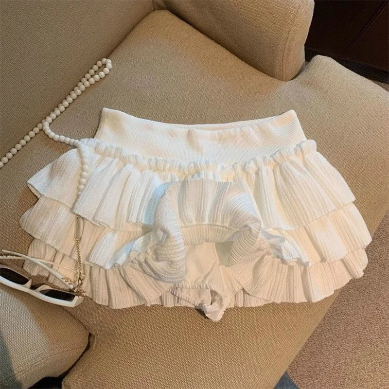 Ruching Detail Mini Skirt