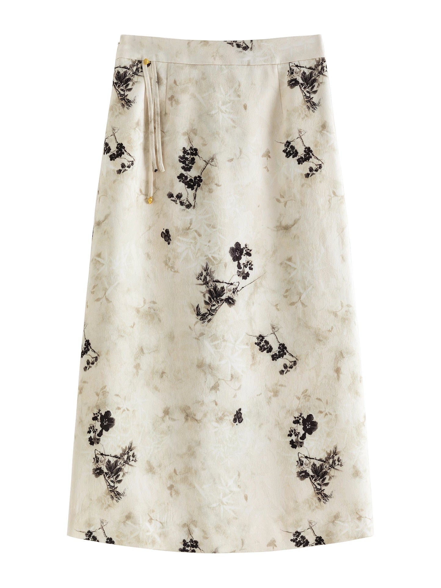 Chinese Style Vest and Skirt Set