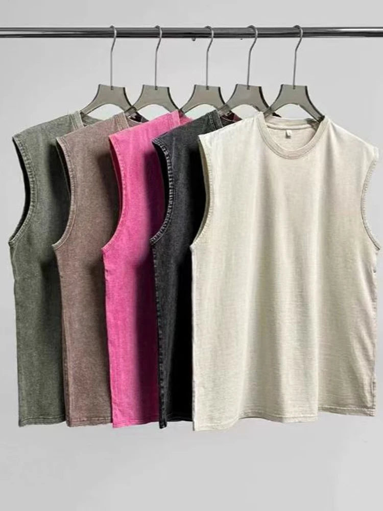 Washed Cotton Tank Top