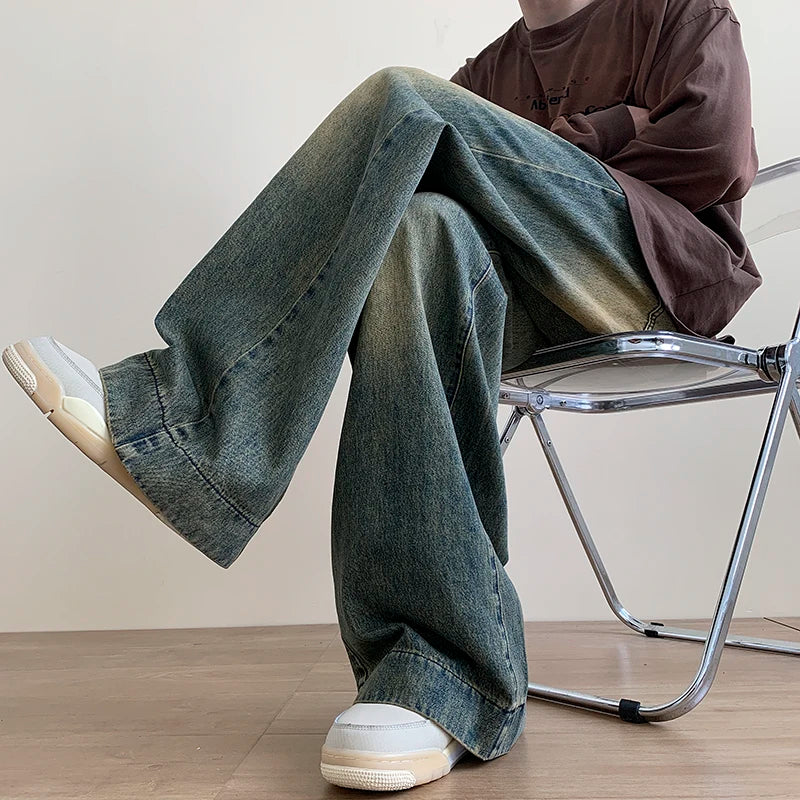 Distressed Baggy Denim Jeans