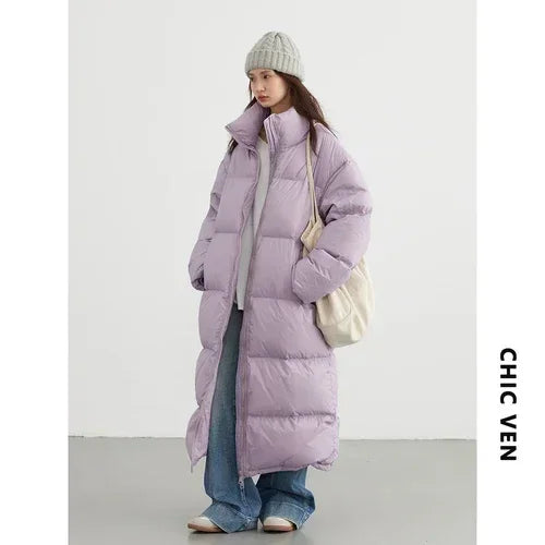 Long Down Puffer Coat