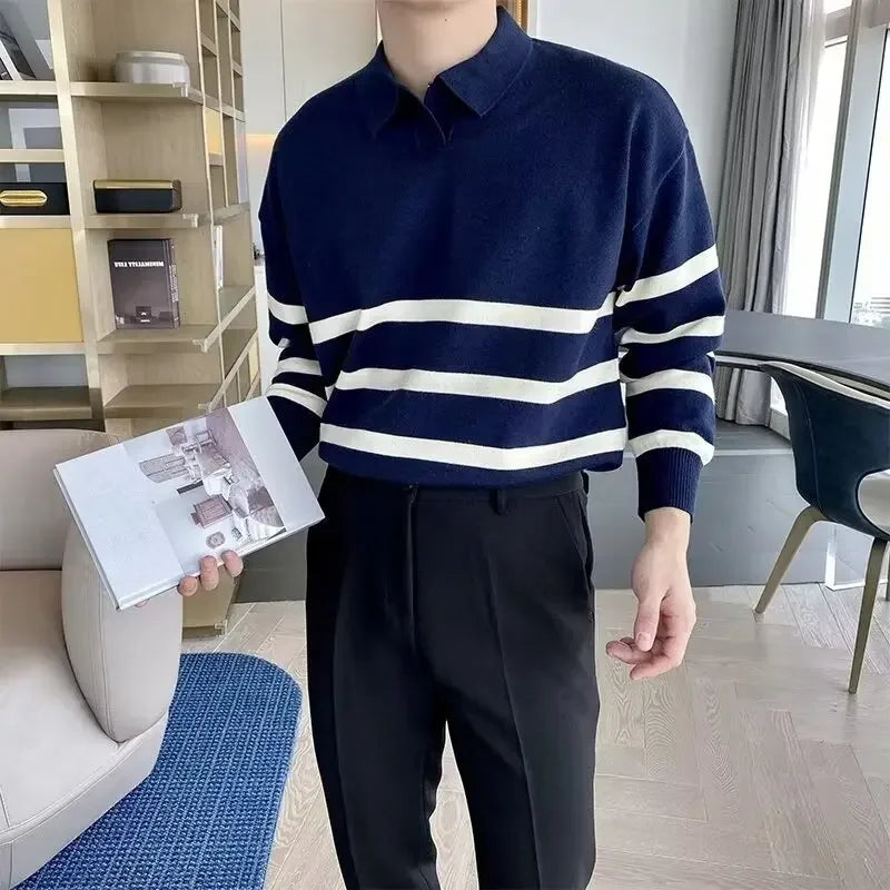 Collared Knit Sweater