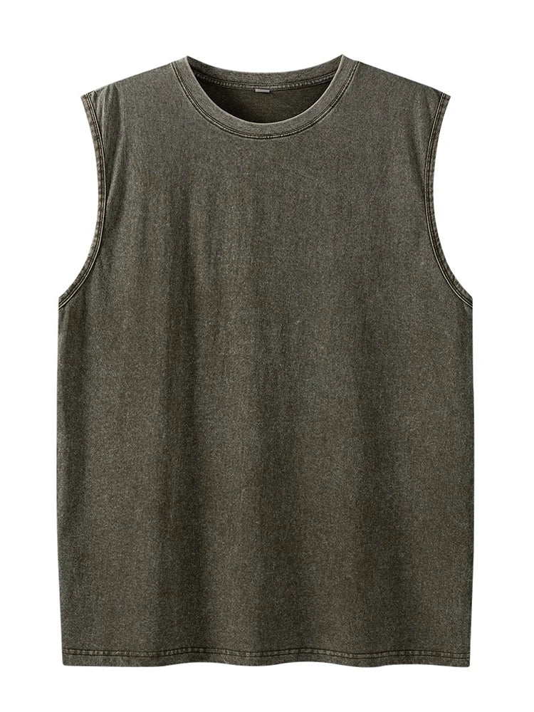 Washed Cotton Tank Top