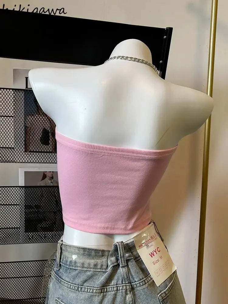 Chain Detail Crop Top
