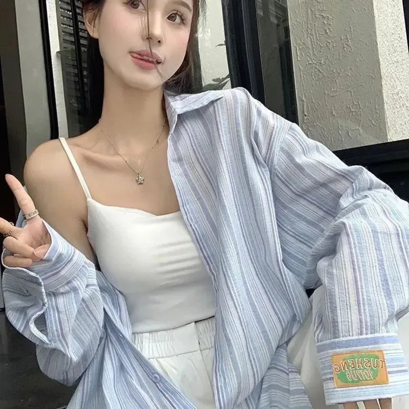 Striped Loose-Fit Shirt