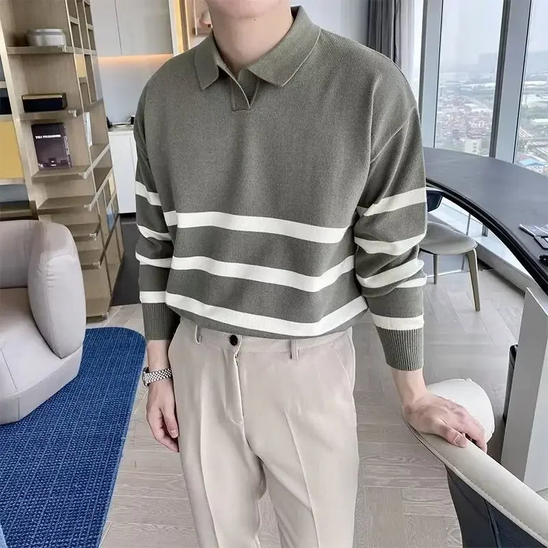 Collared Knit Sweater