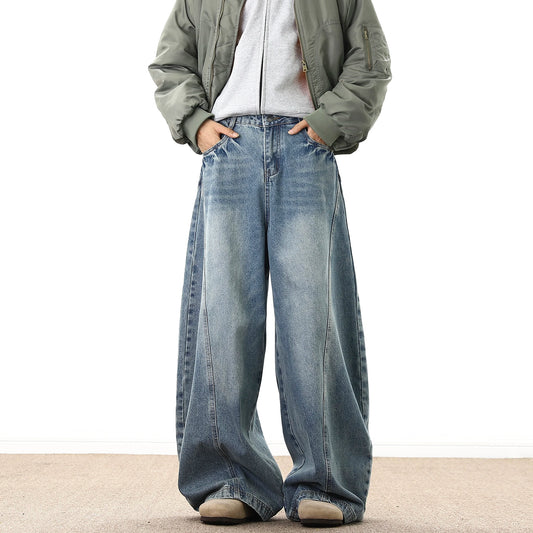 Baggy Washed Denim Jeans