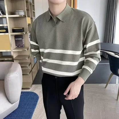 Collared Knit Sweater