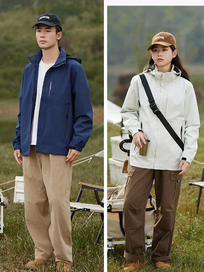 Detachable Hood Windbreaker