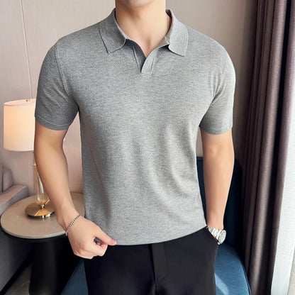 Knitted Polo Shirt