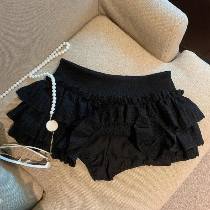 Ruching Detail Mini Skirt
