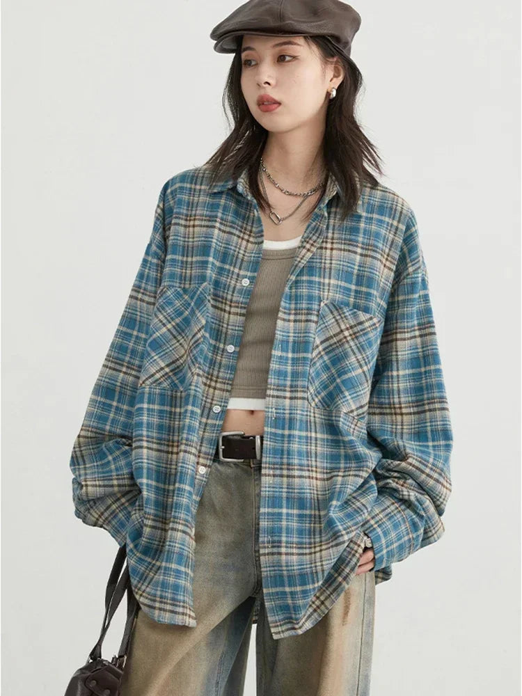 Striped Colour-Block Cotton Shirt