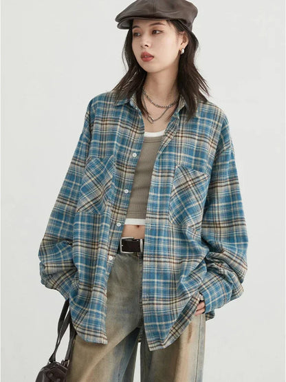 Striped Colour-Block Cotton Shirt