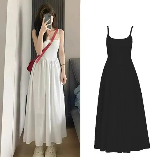 High-Waist Camisole Maxi Dress