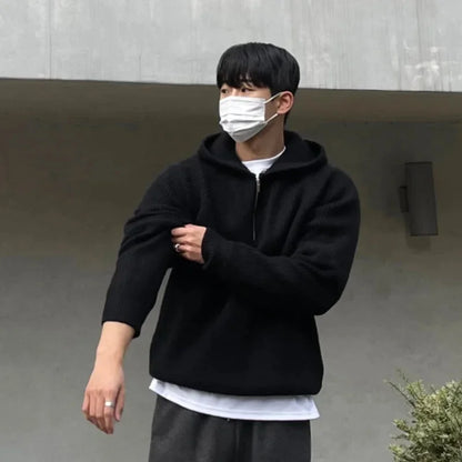 Half-Zip Hooded Sweater