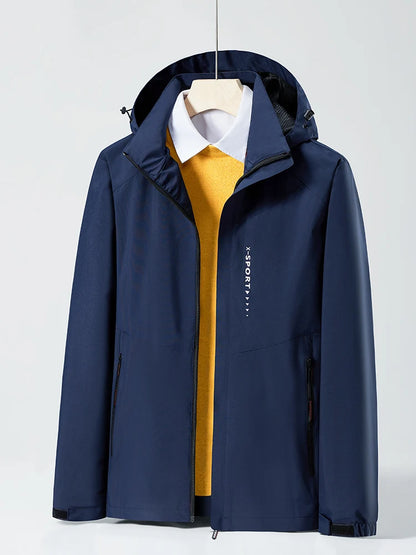 Detachable Hood Windbreaker