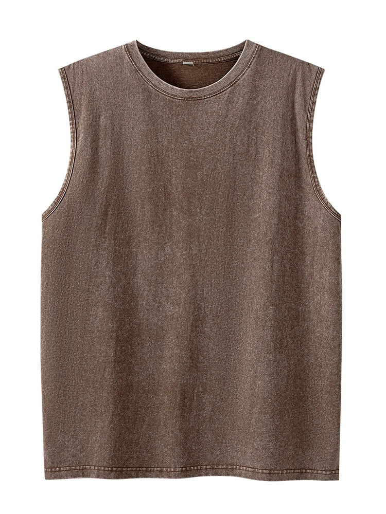 Washed Cotton Tank Top