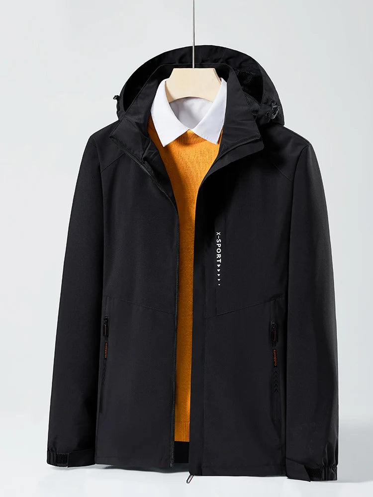 Detachable Hood Windbreaker