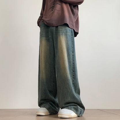 Distressed Baggy Denim Jeans