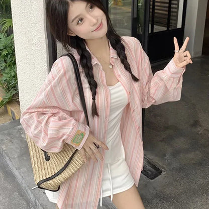 Striped Loose-Fit Shirt