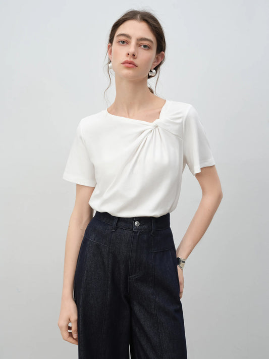 Asymmetrical Knot T-Shirt