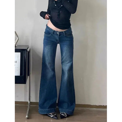 Low-Waist Flare Jeans