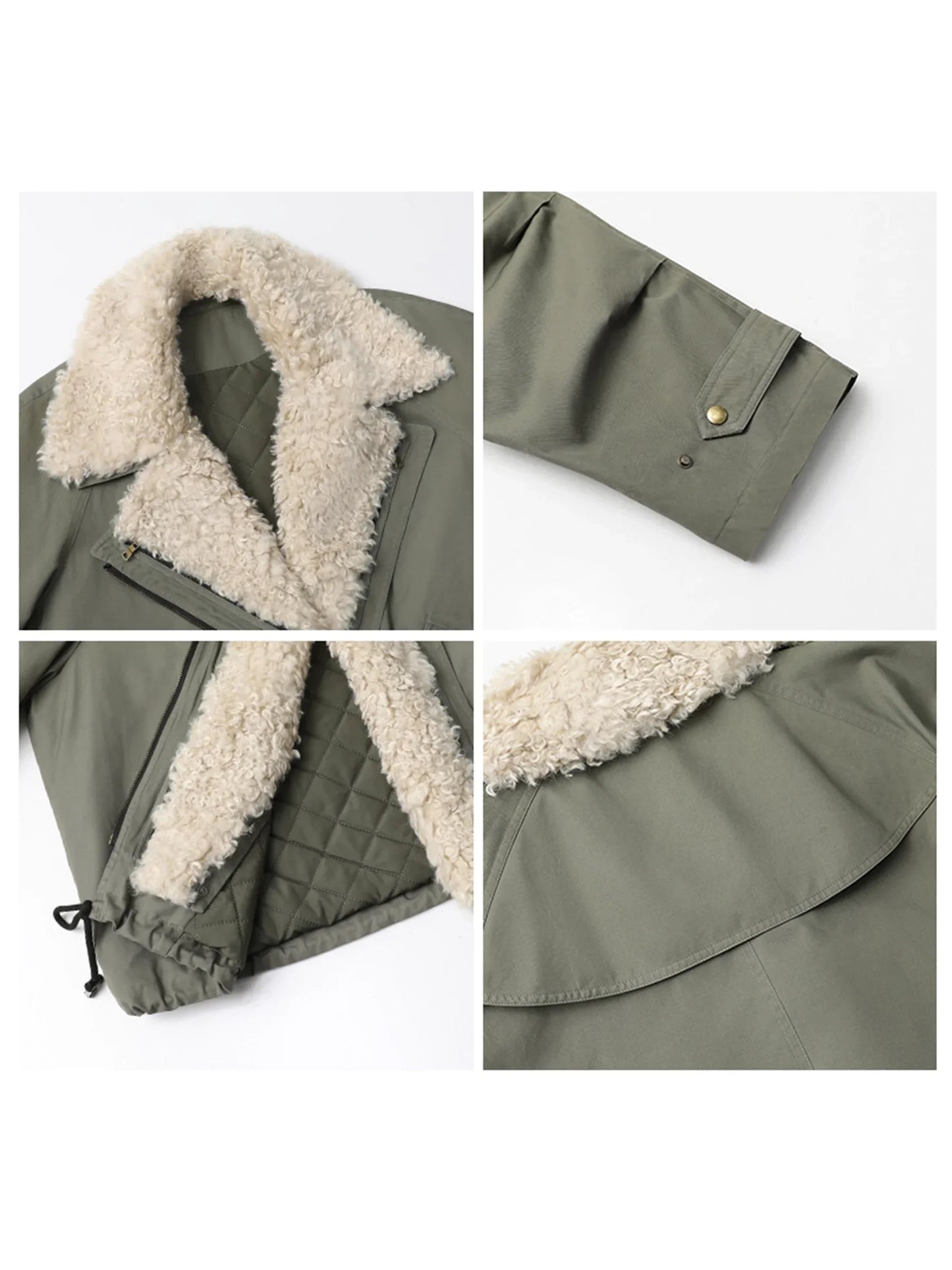 Quilted Cotton Motorcycle Jacket