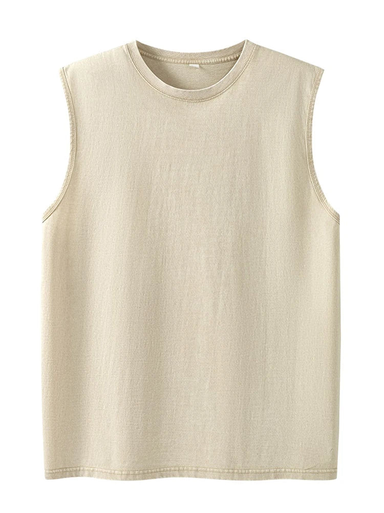 Washed Cotton Tank Top