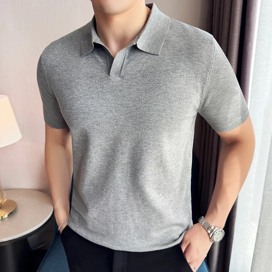 Knitted Polo Shirt