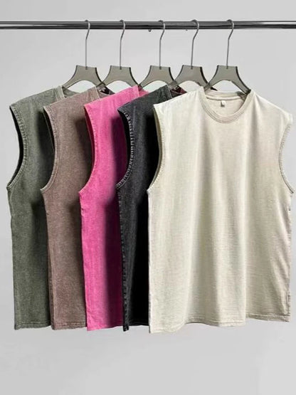 Washed Cotton Tank Top