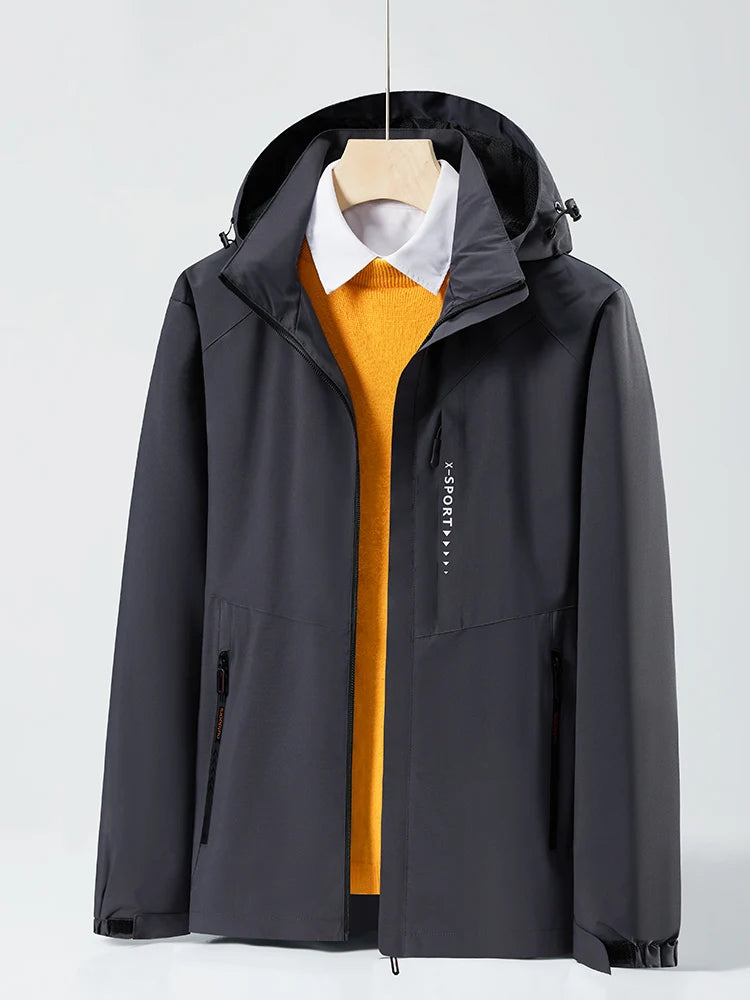 Detachable Hood Windbreaker