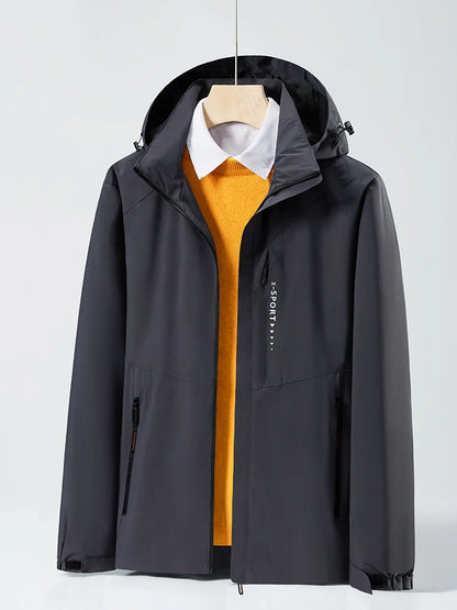 Detachable Hood Windbreaker