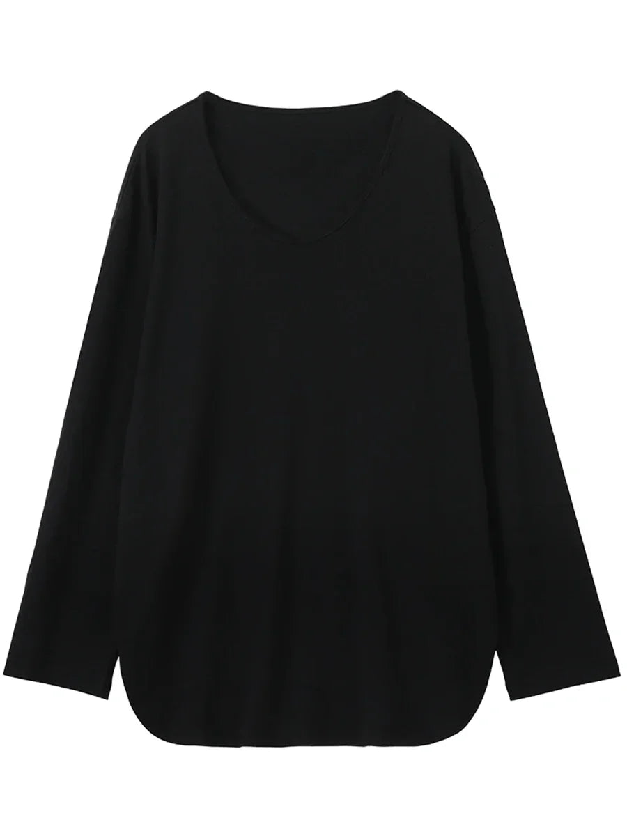 Square Neck Long Sleeve Tee