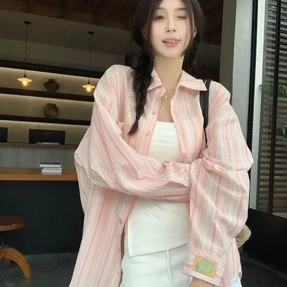 Striped Loose-Fit Shirt