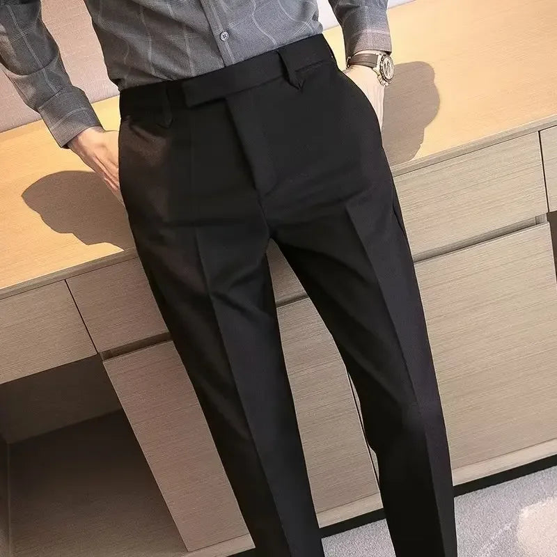 Coffee Brown Suit Trousers