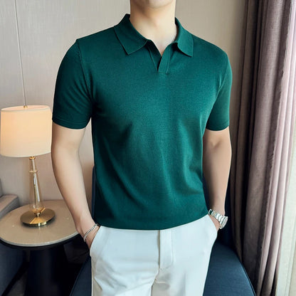 Knitted Polo Shirt