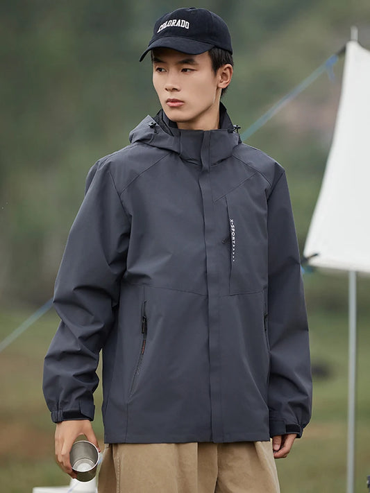 Detachable Hood Windbreaker