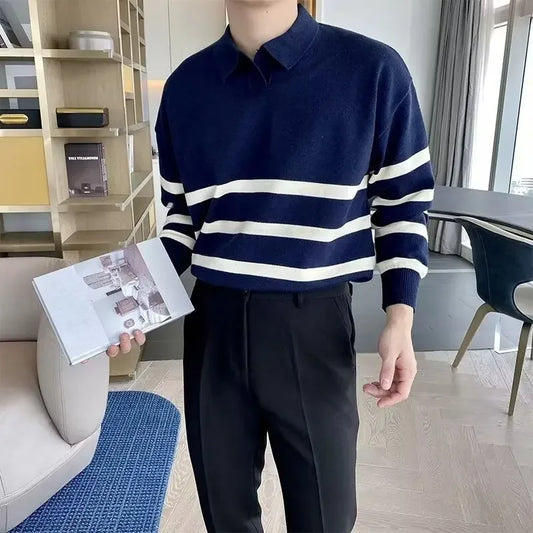 Collared Knit Sweater