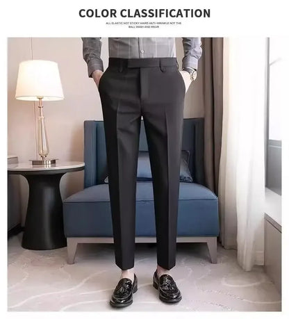 Coffee Brown Suit Trousers