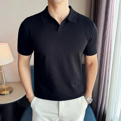 Knitted Polo Shirt