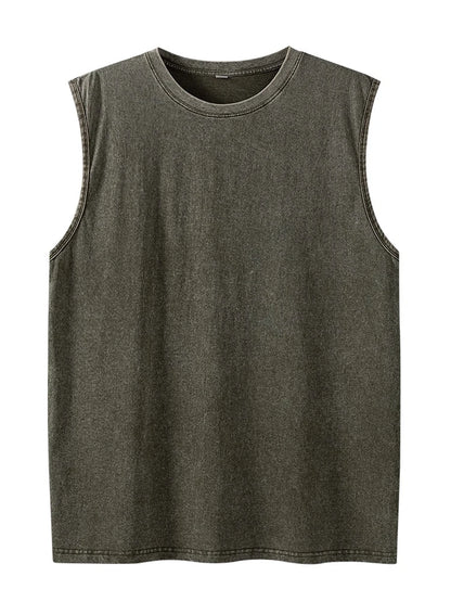 Washed Cotton Tank Top