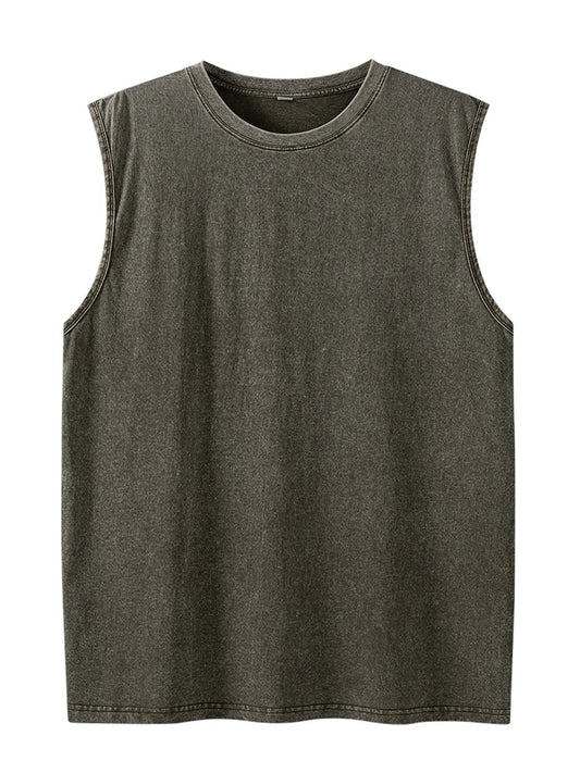 Washed Cotton Tank Top