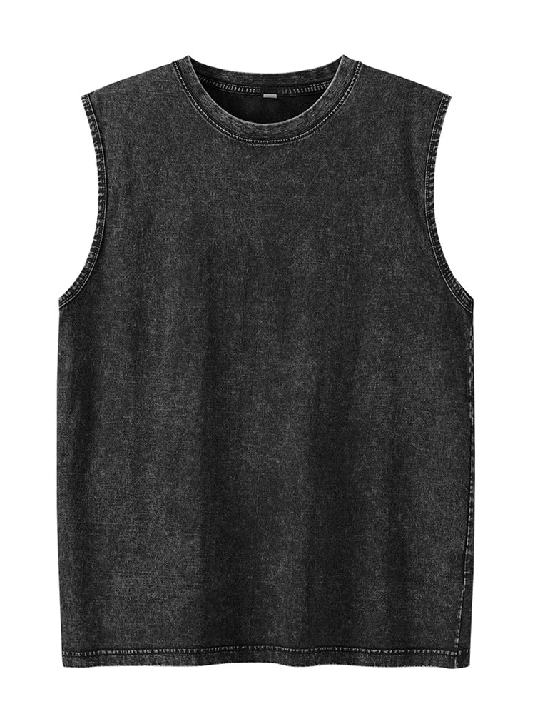 Washed Cotton Tank Top