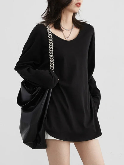 Square Neck Long Sleeve Tee